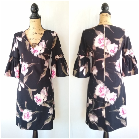 White House Black Market Dresses & Skirts - White House Black Market • black floral dress